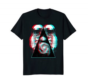 "3D Space" Trippy Galaxy Astronaut Graphic T-Shirt - King ...