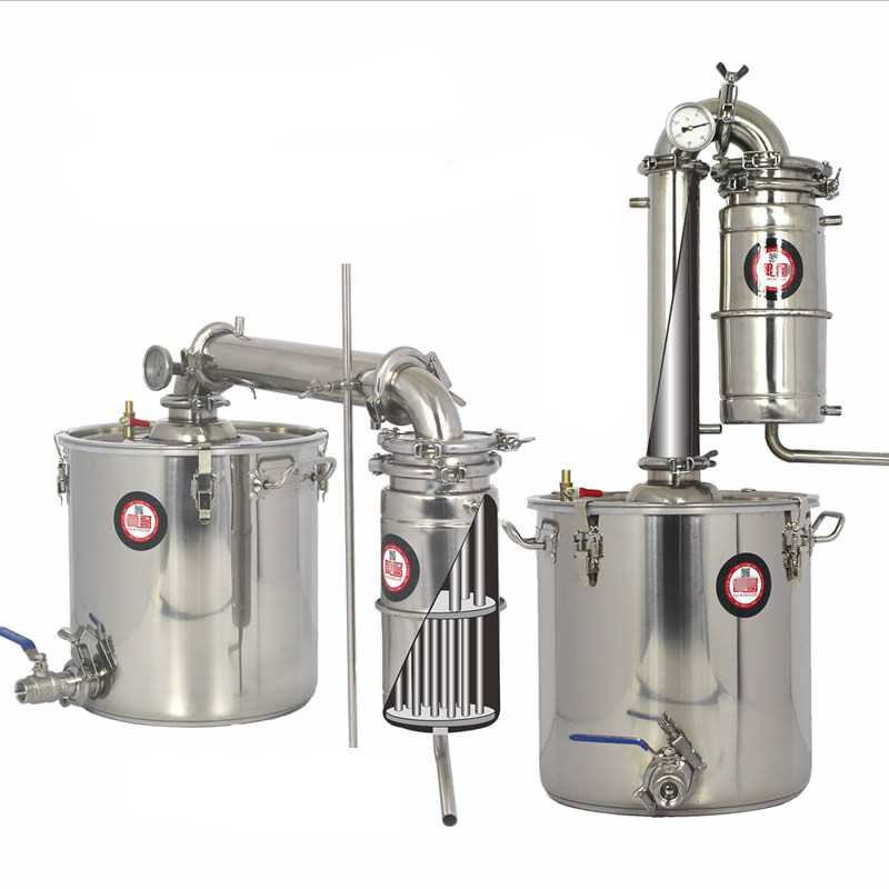 New Alcohol Stainless Still Distiller Home Brew Kit Moonshine Wine Making Boiler