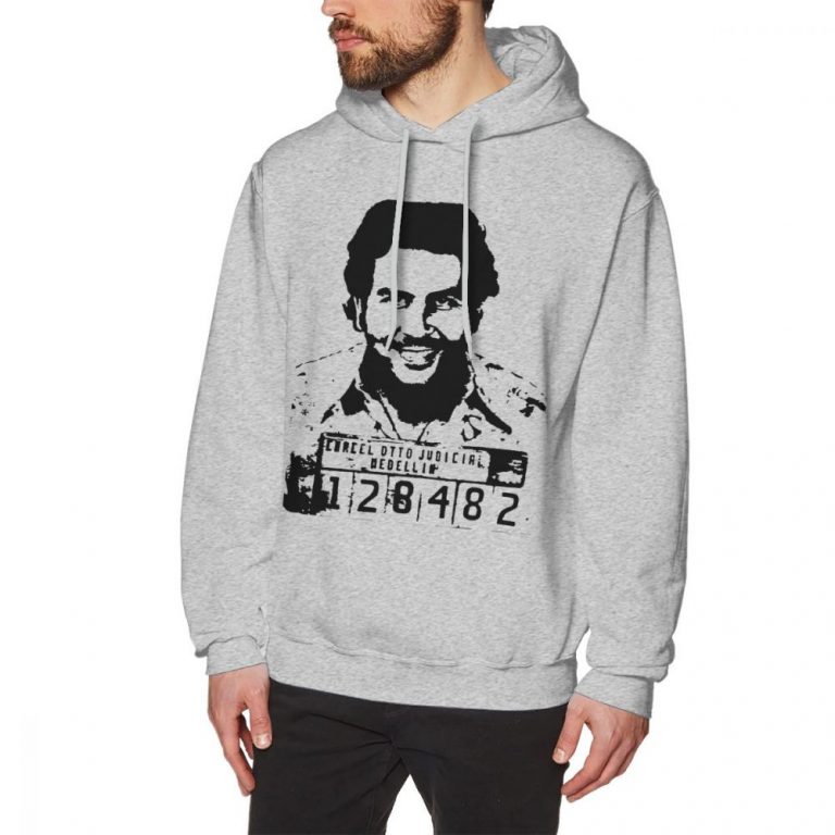 Cartel Hoodie Pablo Escobar Mugshot - King of Cocaine