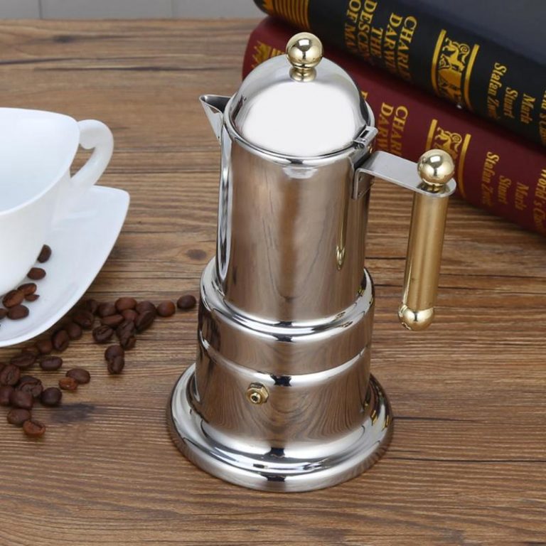 stainless moka pot