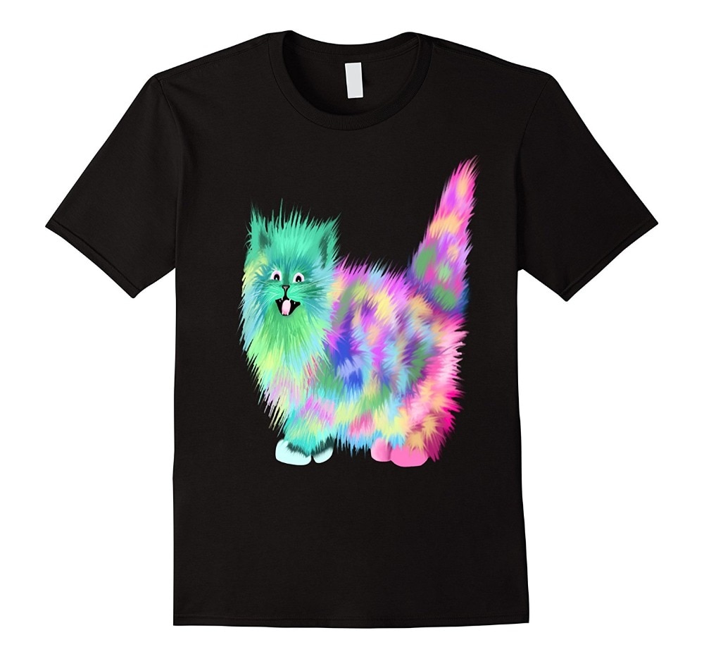 Psychedelic Cat T-shirt