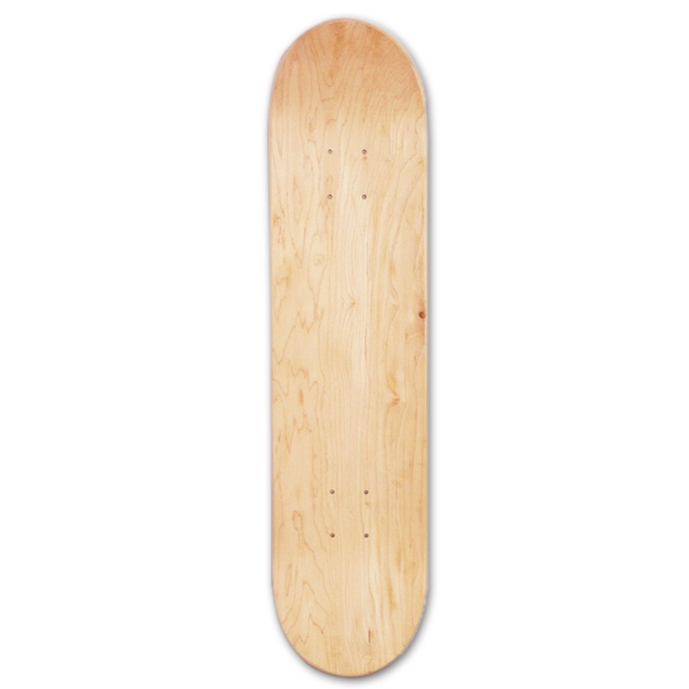8-Layer 8inch Maple Blank Double Concave Skateboards Natural Skate Deck Board UK 