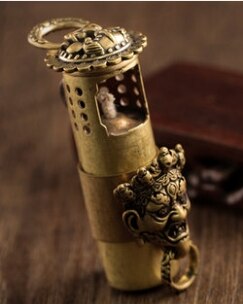 100% handmade brass Retro World War II vintage hell King lighter