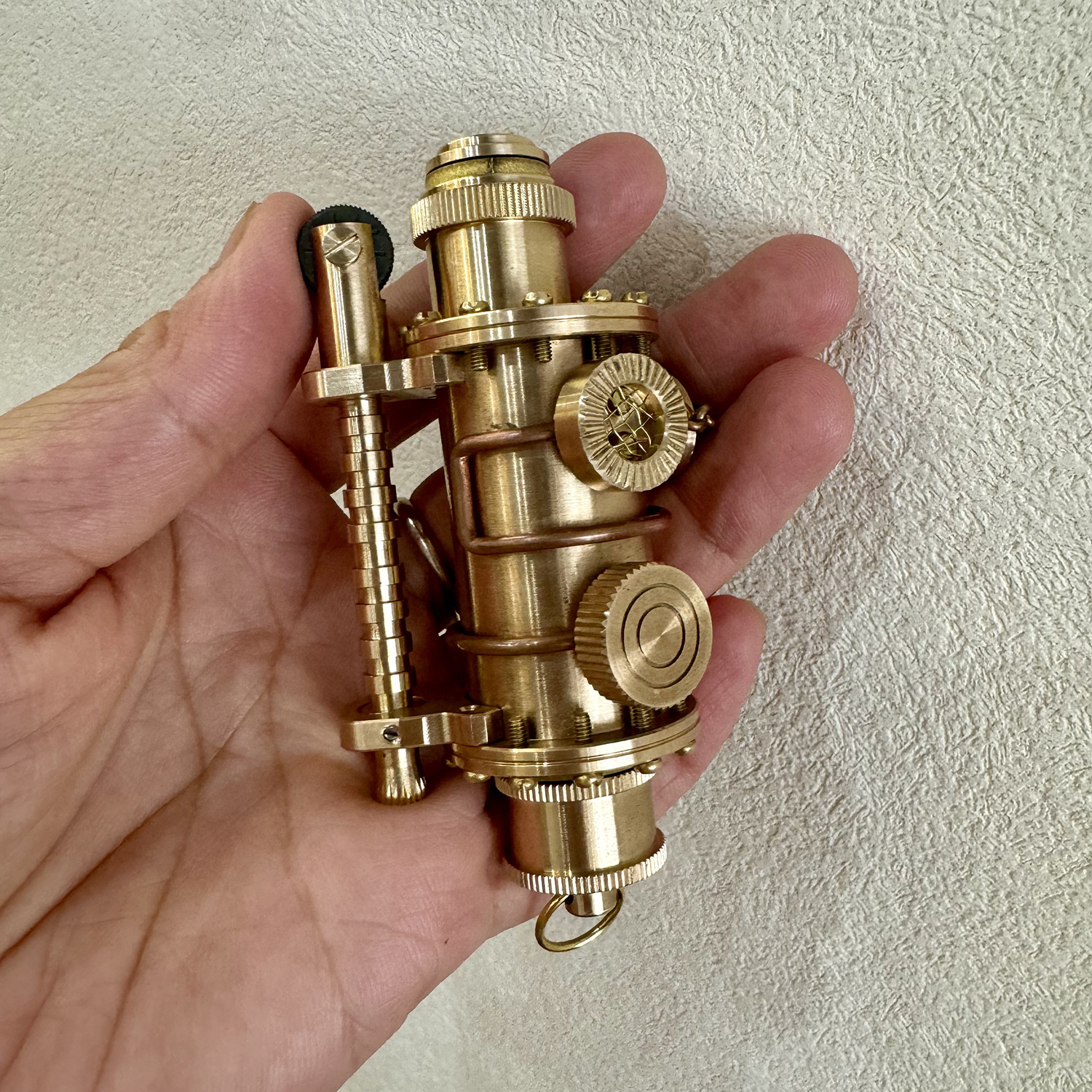 Handmade Brass Lighter Mechanical Steampunk EDC