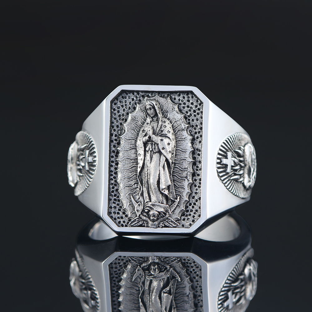 Immaculate Heart Sterling Silver Ring